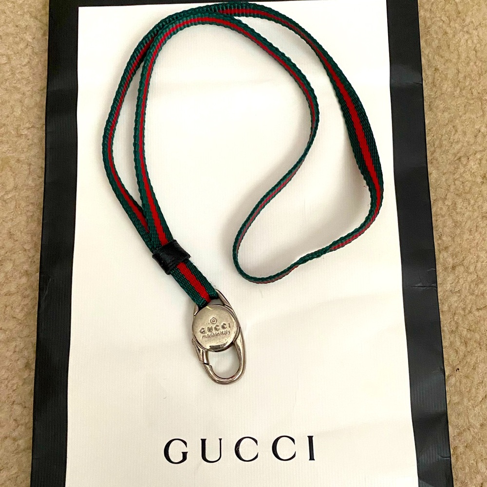 Gucci- Vintage Gucci keychain/ lanyard